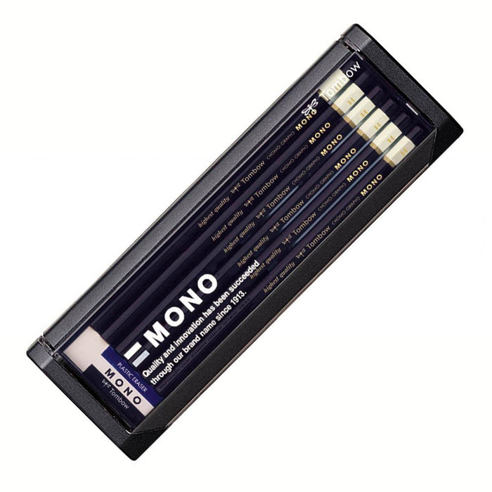 Tombow Mono H Pencil Set High-Quality Classic Design - Pack of 12