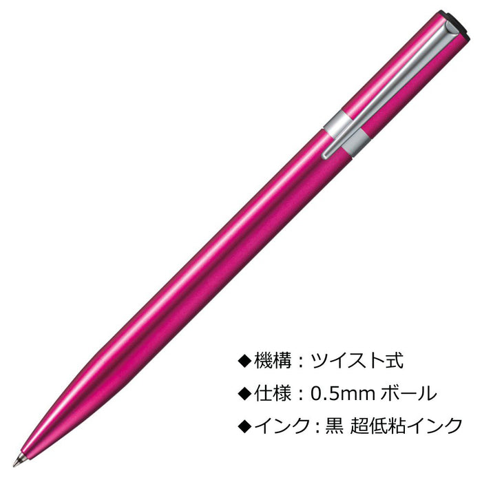 Tombow Zoom L105 Oil Ballpoint Pen 0.5mm Pink - Premium Tombow Pencil