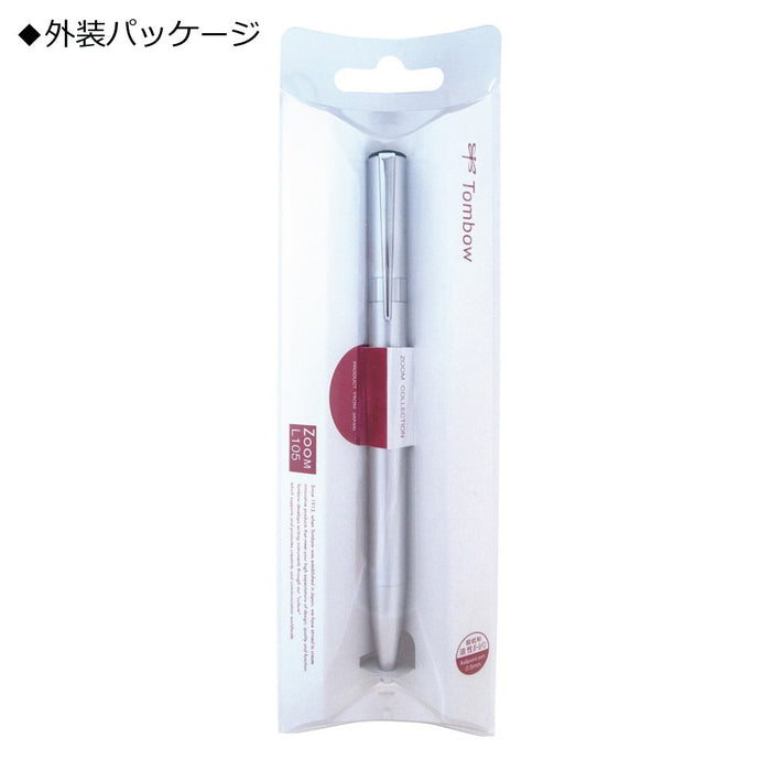 Tombow Zoom L105 銀色油珠筆 0.5 Tombow 鉛筆 FLB-111A