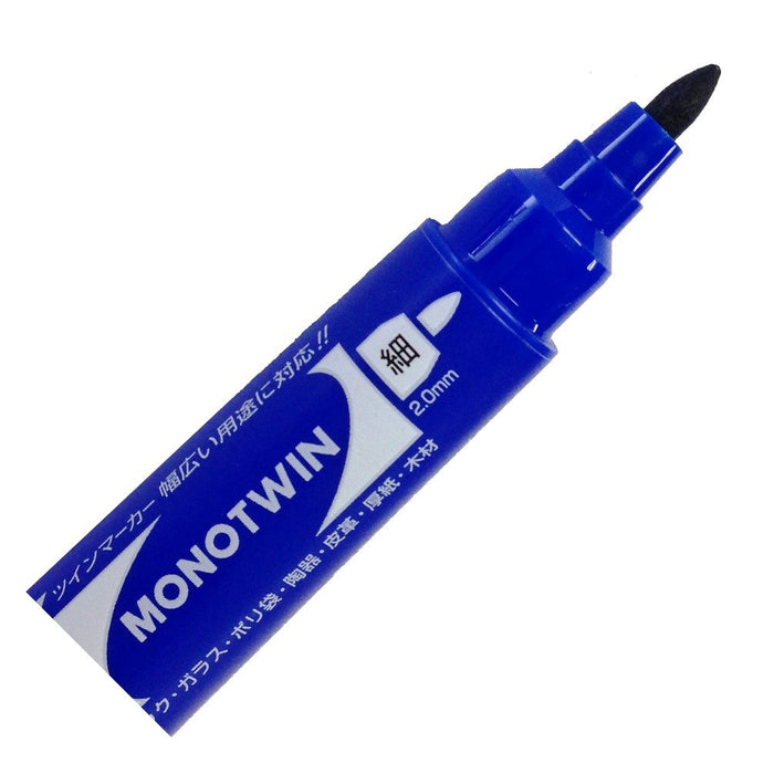 Tombow Mono Twin E 藍色油筆 10 支裝 - OD-TME15-10P