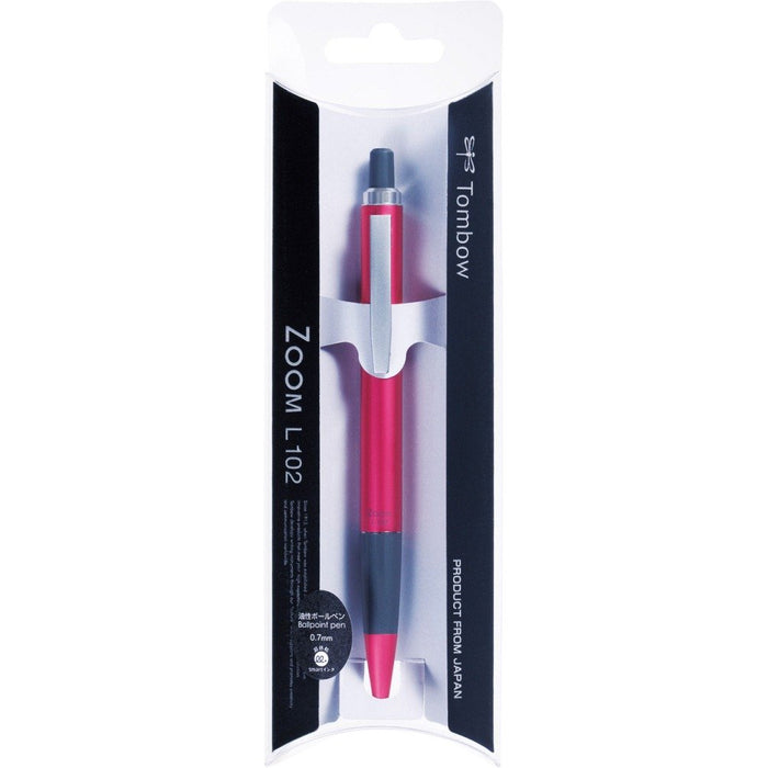 Tombow Zoom L102 Dahlia Pink 0.7 Oil-Based Ballpoint Pen