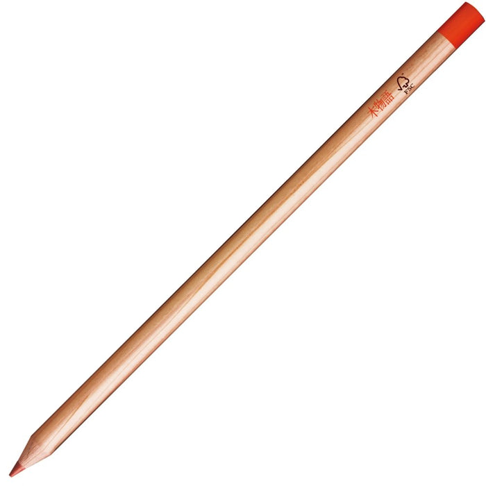 Tombow 1 Dozen Vermilion Red Pencil F Wood Story Round Shaft Pencil Pack