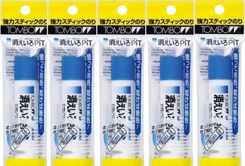 Tombow Pencil Stick Glue Disappearing Pit Set of 5