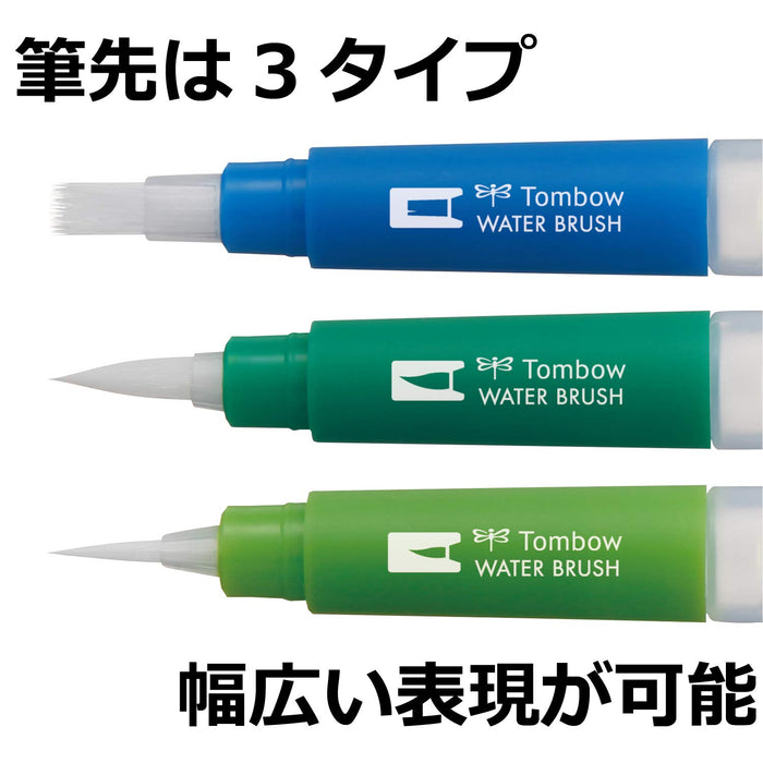 Tombow 扁平水彩笔铅笔非常适合艺术品 - WB-FL 系列