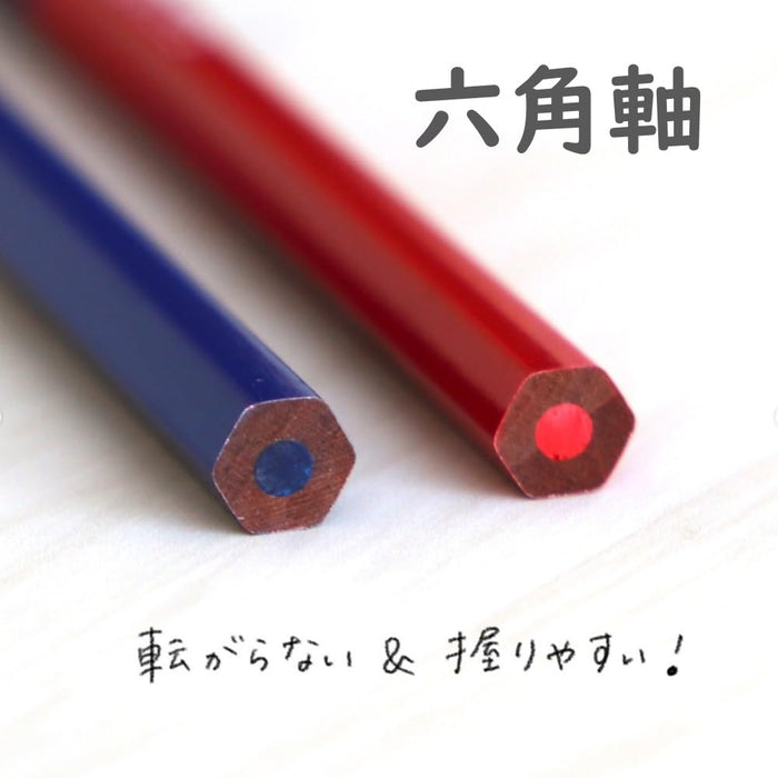 Tombow Ippo 红色和蓝色圆形记号笔 10 支装（5 支装 x 2）