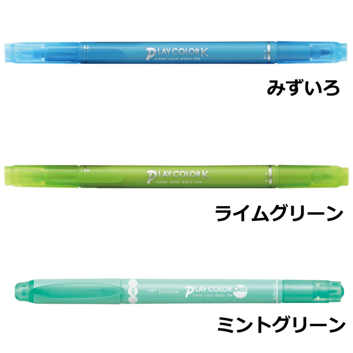 Tombow Signature 水性三色套装笔（附便签）- GCF-311PE