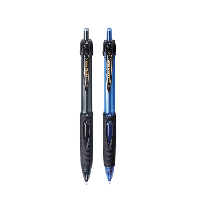 Mitsubishi Pencil Uni-Ball Power Tank Blue Ballpoint Pen Refills 2 Count