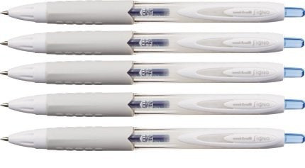 Mitsubishi Pencil Uni-Ball Signo 307 Gel Micro Point 0.38mm UMN-307 Pack of 5