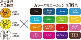 Mitsubishi Pencil Uni-Ball Stylefit Gel with Micro Point Eco-Friendly