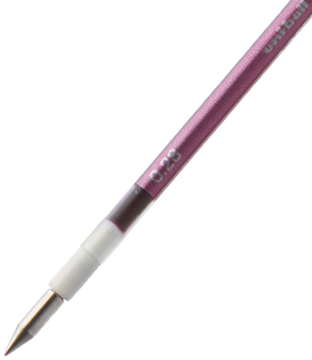 Mitsubishi Pencil Uni Gel Ballpoint Pen Refill Style Fit 0.28mm Rose Pink