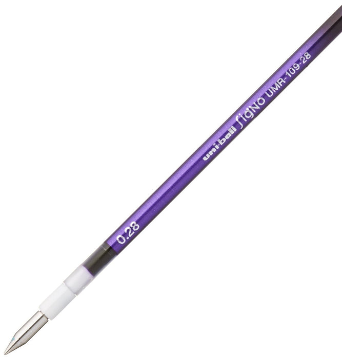 Mitsubishi Pencil Uni Gel Style Fit Ballpoint Pen Refill 0.28mm Violet