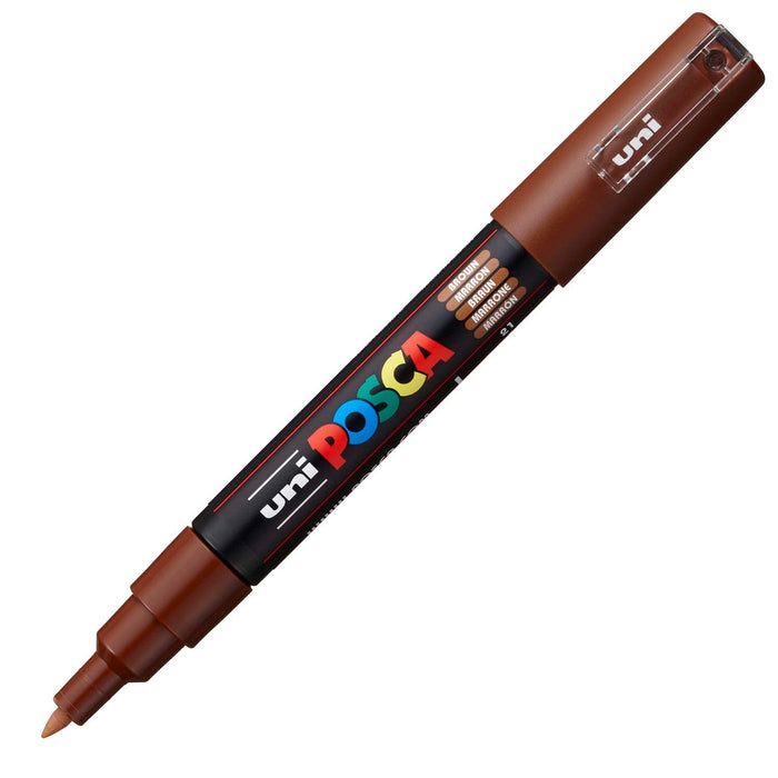 Mitsubishi Pencil Uni Posca Extra Fine 0.7mm Brown Marker PC-1M.21