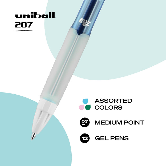 Mitsubishi Pencil Uni-Ball 207 0.7mm Pack of 12