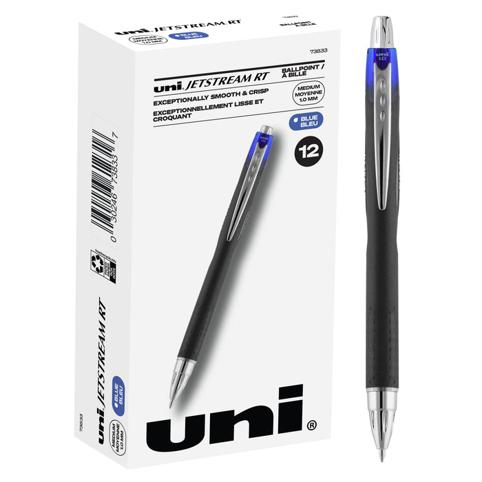 Mitsubishi Pencil Uni-Ball Jetstream RT Blue Ballpoint Pen Refill 12-Pack