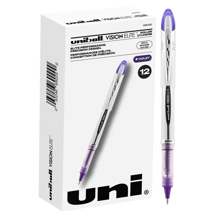 Mitsubishi Pencil Uni-Ball Vision Elite Pack of 12 Smooth 0.8mm