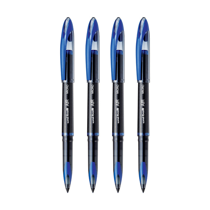 Mitsubishi Pencil Uniball Air Micro 188M Set of 4 Blue Pens