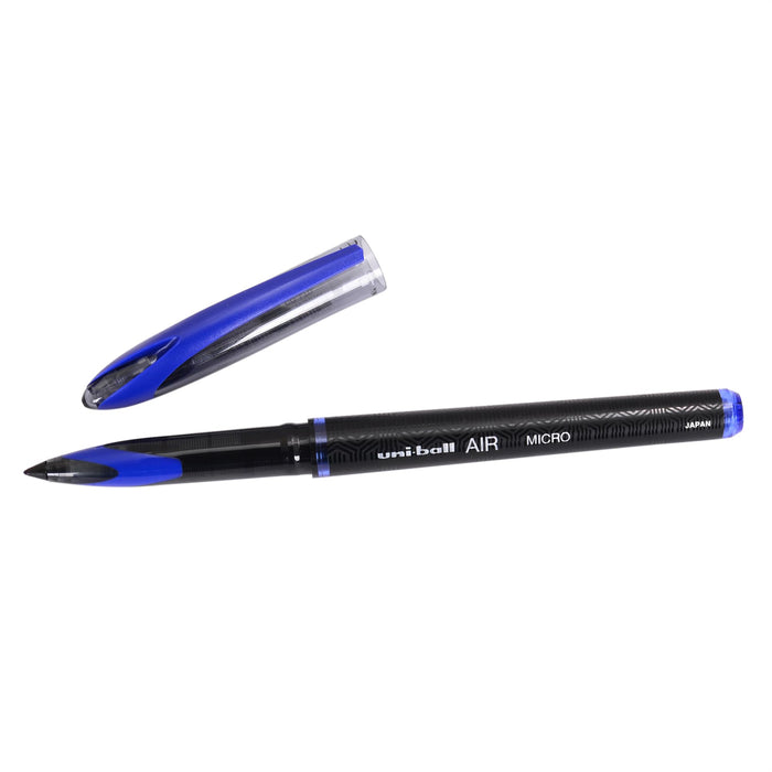 三菱铅笔 Uniball Air Micro Pen 套装 Uba 188 M - 2 支黑色和 2 支蓝色笔