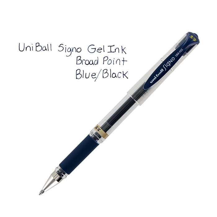 三菱鉛筆 Uniball Signo UM-153 1.0 毫米粗體中性墨水筆 3 支裝 6 支