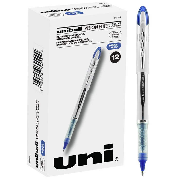 Mitsubishi Pencil Uniball Vision Elite Ballpoint Pen 12-Pack