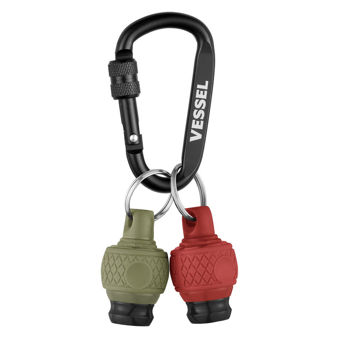 Vessel QB-22K2DGR Ball Grip Quick Catcher Set (Dal Green/Dal Red) 2pcs