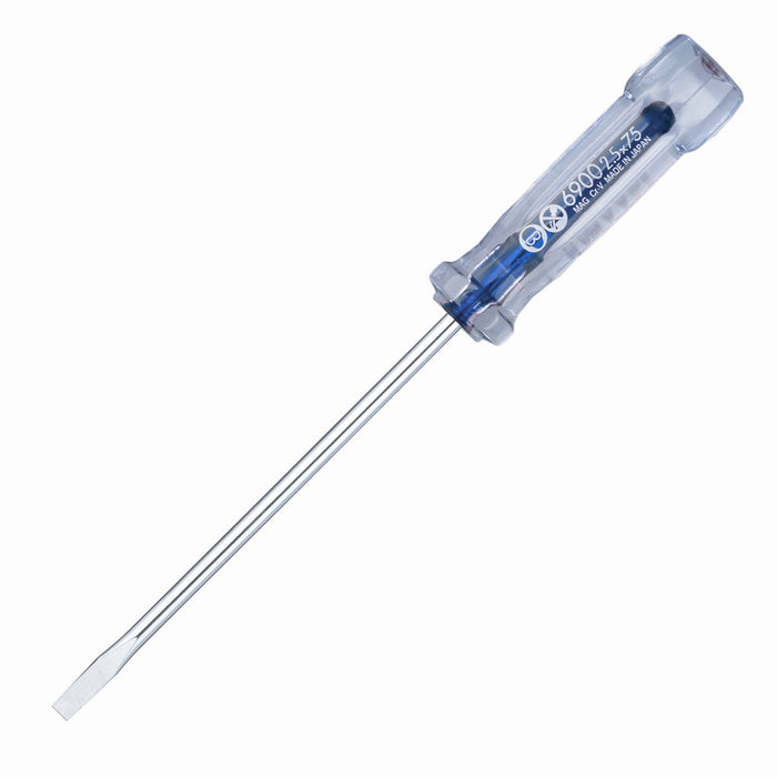 Vessel Precision Crystalline Driver 2.5x75 6900 - High-Quality Tool by Vessel