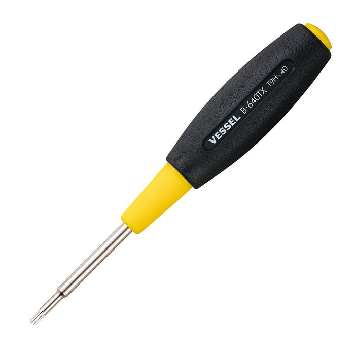 Vessel Cushion Grip T9H Torx Screwdriver 40 B-640Tx Tamper-Proof Vessel