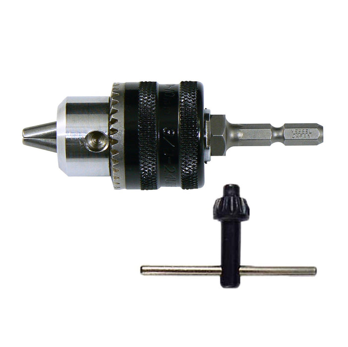 Vessel BH-19E Drill Chuck with Key 1.0-10mm Diameter - Quality Tool