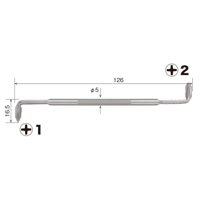 Vessel Z Type Offset Driver +1/+2 – TD-64 Model Power Tool