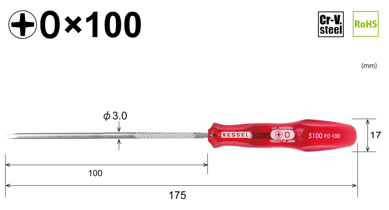 Vessel Power Grip 精密轴驱动器 B-5100 专业级工具