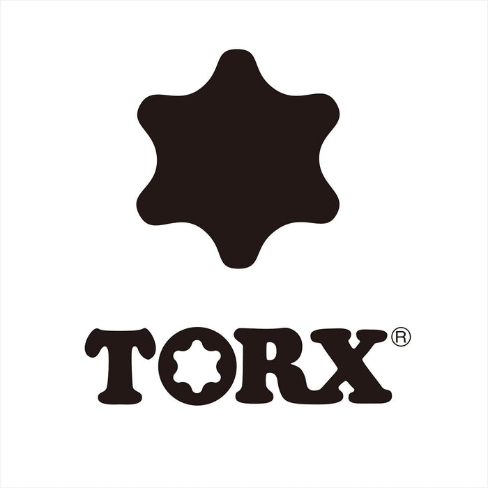 Vessel Power Grip Torx T15H 螺丝刀 80mm 防篡改 - B-5400Tx 系列