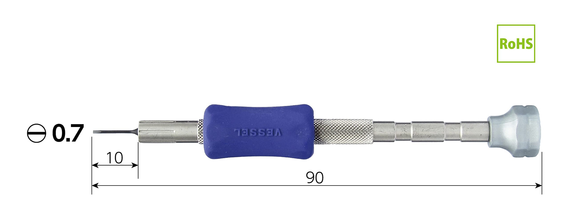 Vessel Precision TD-51 Screwdriver -0.7 High Quality Tool by Vessel