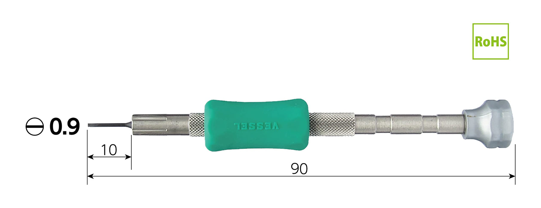 Vessel Precision TD-51 螺絲起子 -0.9 版本（Vessel 品牌）