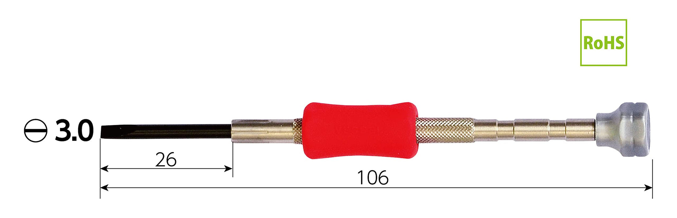 Vessel Precision TD-51 Screwdriver -3.0 Efficient Tool by Vessel Brand