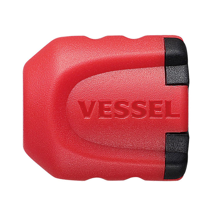 Vessel Brand Nms-2Pr 紅色螺絲吸磁器短 2P 六角圓軸