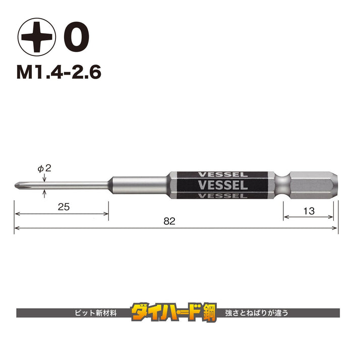 船舶精密型單頭 Gosai 鑽頭 +0x82 2 件組 - GS160082