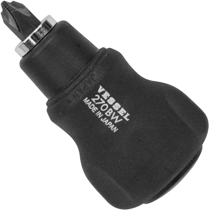 Vessel Stubby Replacement Driver Set with Short Bit 270Bw-123