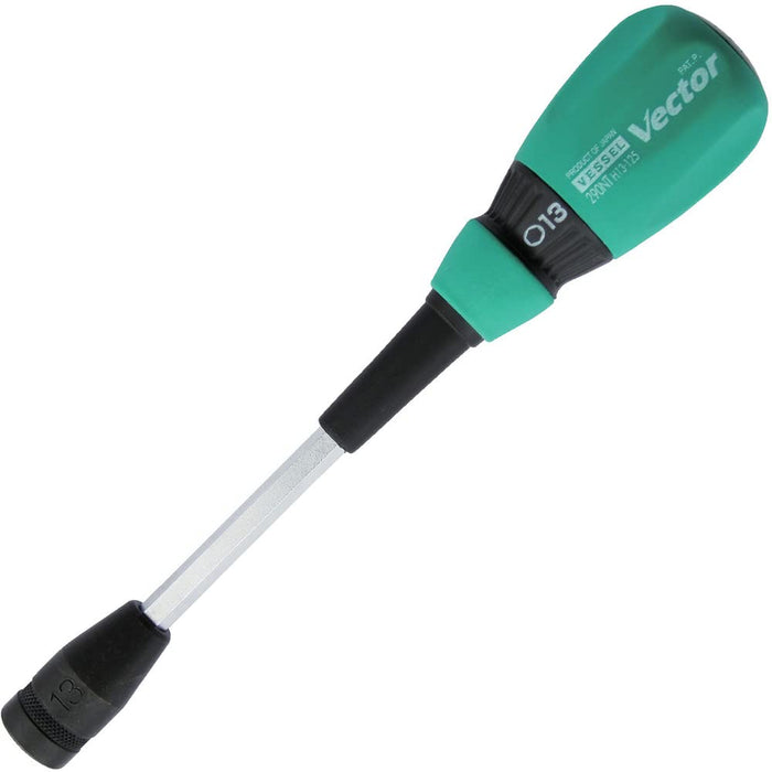 Vessel Vector B-290Nt 13Mm Flat Width Nut Driver - Premium Tool by Vessel