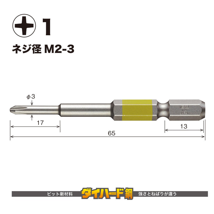 Vessel 40V Single Head 65-Set Gosai Bit Tool GS161065 - 2 Pack