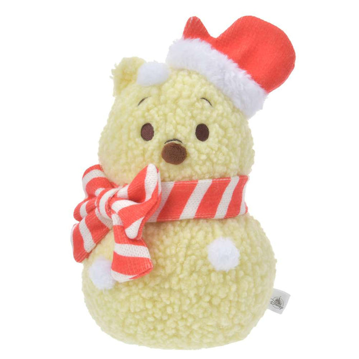 Japan Disney Store Winnie The Pooh Snowman Stuffed Animal Plush Toy