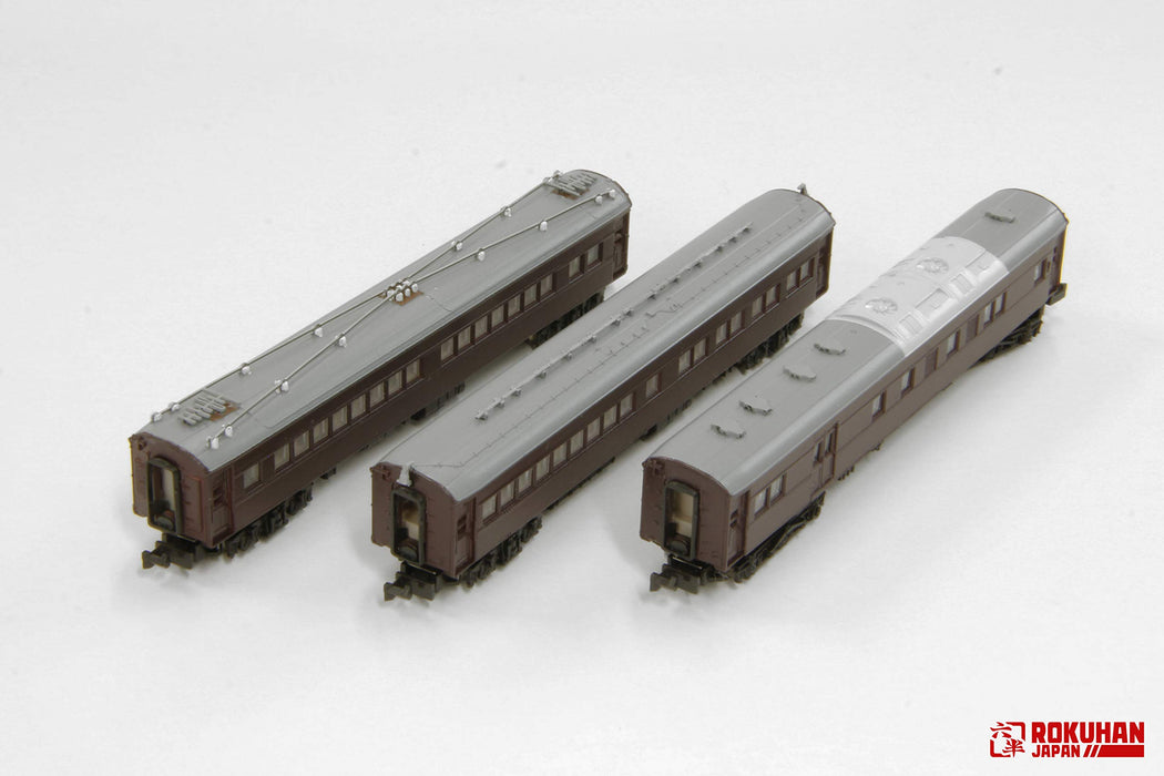 Rokuhan Z Gauge 後期規格 5 節車廂 T036-1 鐵路模型旅客列車套裝