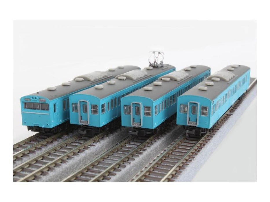 Rokuhan Z Gauge Jnr 103 Series 4-Car Basic Set - Sky Blue Keihin Tohoku Line