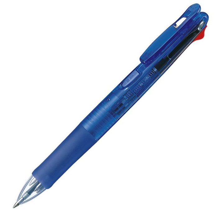 Zebra 4-Color G4C Clip-On Blue Ballpoint Pen Pack of 10 - Model B-B4A3Zebra