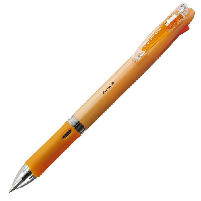 Zebra 10-Pack 4-Color Slim Clip-On Ballpoint Pens in Pastel Orange