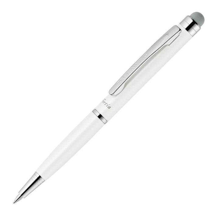 Zebra Fortia Stylus Ballpoint Pen in White Touch Pen Feature - Patc2W Model