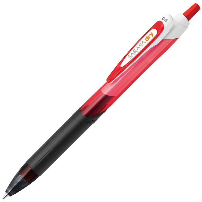 Zebra Sarasa Dry Gel Ballpoint Pen Refill 0.4 Red Lead 10 Pieces Set