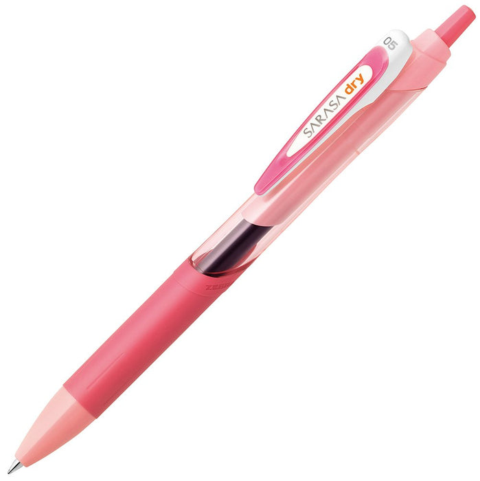 Zebra Sarasa Dry Pink Gel Ballpoint Pen 0.5mm Pack of 10