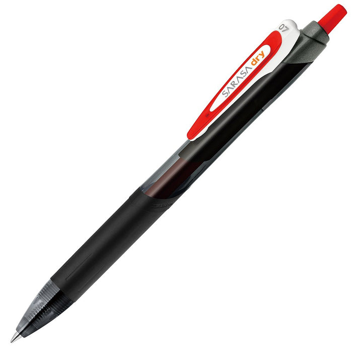 Zebra Sarasa Dry Gel Ballpoint Pen 0.7 Red 10 Pieces Pack B-Jjb31-R