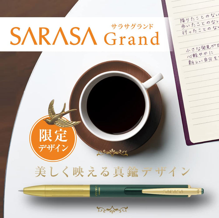 Zebra Sarasa Grand Gel Ballpoint Pen 0.5mm Antique Red Black Color