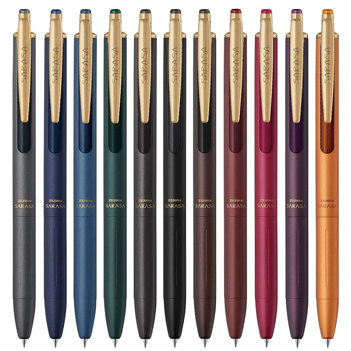 Zebra Sarasa Grand Gel Ballpoint Pen Set 0.5mm 11 Vintage Colors