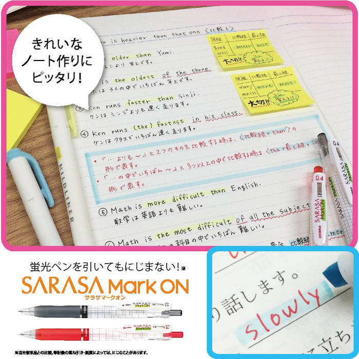 Zebra Sarasa Markon 0.5 Gel Ballpoint Pen 10 Pieces Red